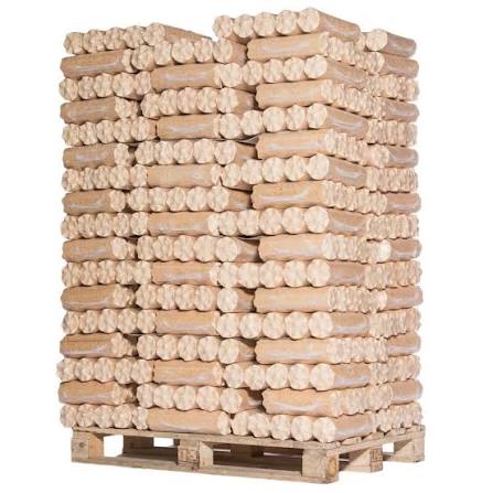 Bûches Compressées Feuillus Palette (96 cartons)